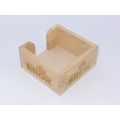 Beer coaster holder wood